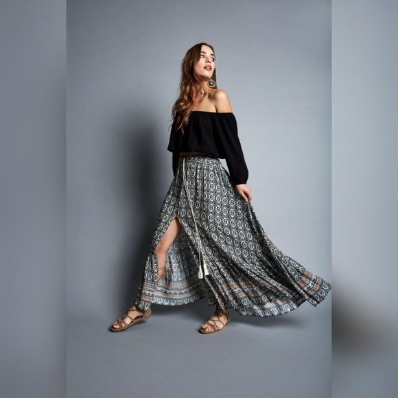 Earthbound Trading Co Dresses & Skirts - Earthbound Mandala Boho Festival Maxi Skirt